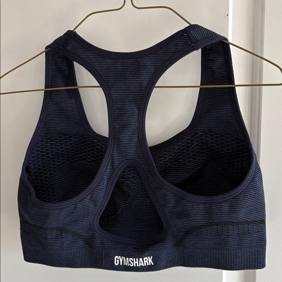 Gymshark Dark Blue Sports Bra - Picture 2 of 4